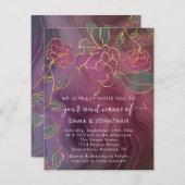 すべてのスキャンでエレガンス: QRコードStとの開花 (正面/裏面)