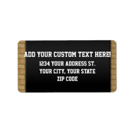 すべてのスタースポーツボール（レンガ壁あり） ラベル