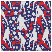 すべてのスターピックルボール[米国] ファブリック (クローズアップ)