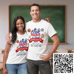 すべてのスター先生感謝の週の名前ホワイト Tシャツ