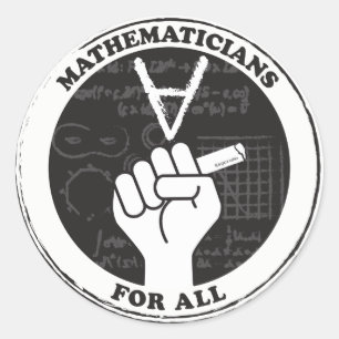 すべてのステッカーのための数学者 ラウンドシール