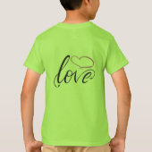 すべてのストロークで愛 Tシャツ (裏面)