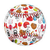 すべてのスポーツの背景 野球ボール (裏面)