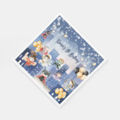 すべてのスーパーヒーローを呼び出す子供の誕生日 スタンダードランチョンナプキン (角)