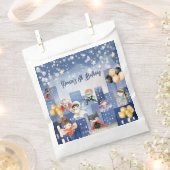 すべてのスーパーヒーローを呼び出す子供の誕生日 フェイバーバッグ (クリップ留めされた状態)