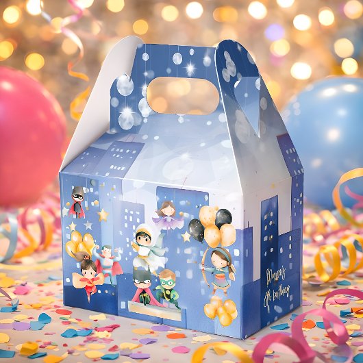 すべてのスーパーヒーローを呼び出す子供の誕生日 フェイバーボックス