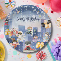 すべてのスーパーヒーローを呼び出す子供の誕生日