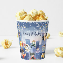 すべてのスーパーヒーローを呼び出す子供の誕生日 紙コップ