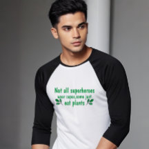 すべてのスーパーヒーロー衣服キャップ：おもしろいビーガン