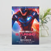 『すべてのスーパーヒーロー』映画ポスター誕生日 招待状 (スタンド正面)