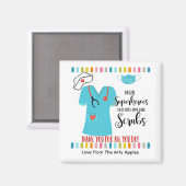 すべてのスーパーヘロス衣服キャップナース マグネット (正面/裏面)