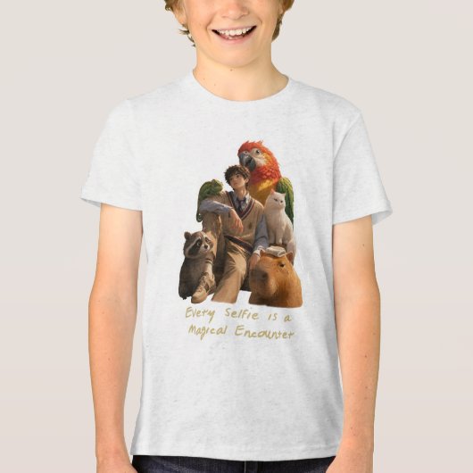すべてのセルフィーは魔法の出会い トライブレンドＴシャツ (正面)