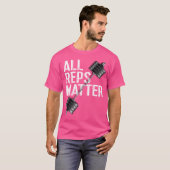 すべてのセールス担当がBarbell Weightliftingを担当やる気を起こさせる Tシャツ (正面フル)