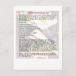 すべてのタイムの福音地域の最も最高のなレシピ ポストカード