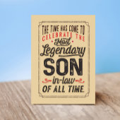 すべてのタイムカードの最も伝説的な義理の息子 カード