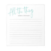 すべてのタスクはメモ帳のスクリプトを作成 ノートパッド (正面)