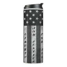 すべてのタンブラーBWの自由と正義