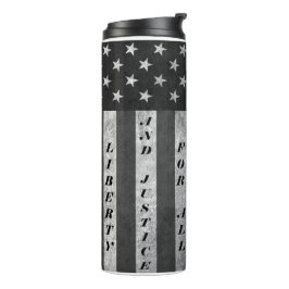 すべてのタンブラーBWの自由と正義 タンブラー