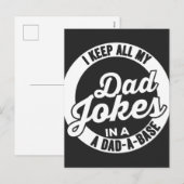 すべてのダジャレをダ・ベース・ダ・ジョークに保管してる シーズンポストカード (正面/裏面)