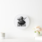 すべてのダニの勇気 ラウンド壁時計 (ホーム)