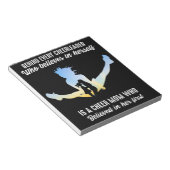 すべてのチアリーダー選手の背後にはチアリーダーがいる ノートパッド (アングル)