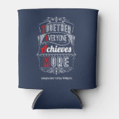 すべてのチームがより多くを達成 缶クーラー (正面)