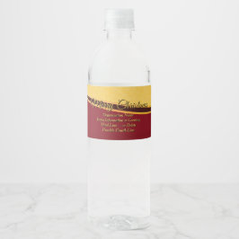 すべてのテキストをカスタマイズしてクリスマスパーティーを楽しもう ペットボトルラベル