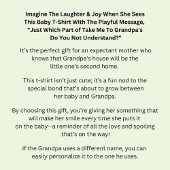 すべてのテキストを変更する おじいちゃんの家に連れて行って ベビーTシャツ