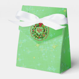 すべてのテキストを変更 クリスマスパーティーの景品 あなたの組織の名前を記入 フェイバーボックス