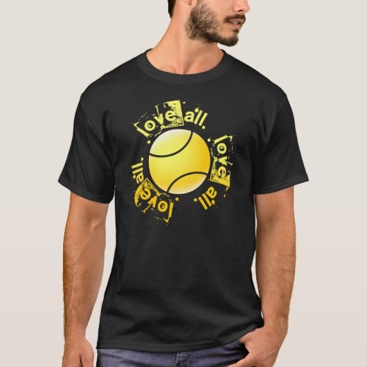 すべてのテニスを愛して下さい Tシャツ (正面)