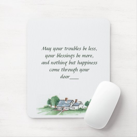 "すべてのトラブルが少なくなるかもしれない"ハウス祈りの言葉マウス マウスパッド (マウス)