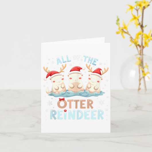 すべてのトータトトインデアクリスマスサンタハッおもしろいチChr カード (黄色い花)