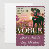 すべてのドイツ短髪ポインター愛好家カード シーズンカード (正面/裏面)