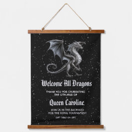 すべてのドラゴンの呼び出し誕生日 吊り下げ型タペストリー