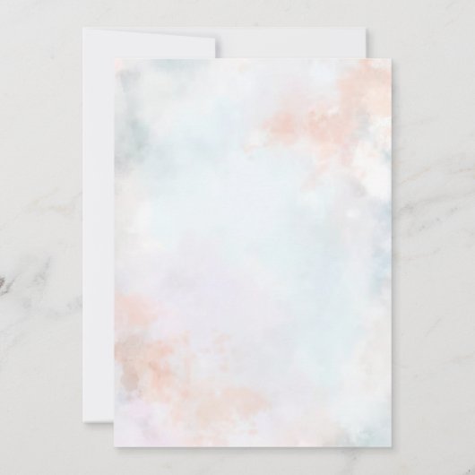 すべてのドラゴンズ水の色を呼び出す最初の誕生日 招待状 (裏面)