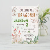 すべてのドラゴンズ水の色を呼び出す2nd誕生日 招待状 (スタンド正面)