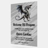 すべてのドラゴン誕生日アクリル記号を呼び出す アクリルサイン (傾斜)