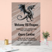 すべてのドラゴン誕生日アクリル記号を呼び出す アクリルサイン (ウェディング)