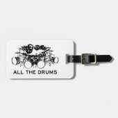 すべてのドラムドラマー ラゲッジタグ (正面横)