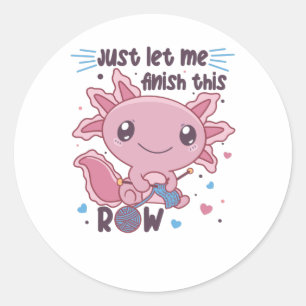 すべてのニットとクロシェの友人のためのAxolotlの知識 ラウンドシール