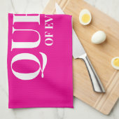 すべてのネオンピンクのキッチンタオルギフトの女王 キッチンタオル (四つ折り)