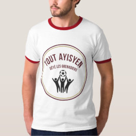 すべてのハイチ人のサッカー祝賀 Tシャツ