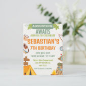 すべてのハッピーキャンパーに呼びかけ キャンピング ポストカード (スタンド正面)