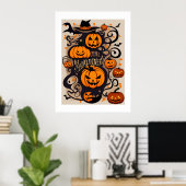 すべてのハロウィーンの喜びを魅了する ポスター (ホームオフィス)
