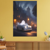 すべてのハロウィーンの精神 | 幽霊のジョライド キャンバスプリント (インサイチュ (リビング))