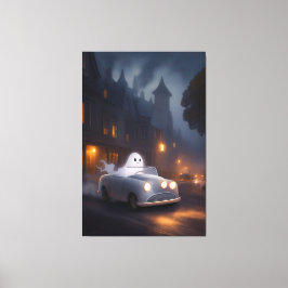 すべてのハロウィーンの精神 | 幽霊のジョライド キャンバスプリント