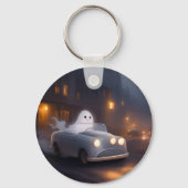 すべてのハロウィーンの精神 | 幽霊のジョライド キーホルダー (裏面)