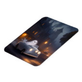 すべてのハロウィーンの精神 | 幽霊のジョライド マグネット (左側)