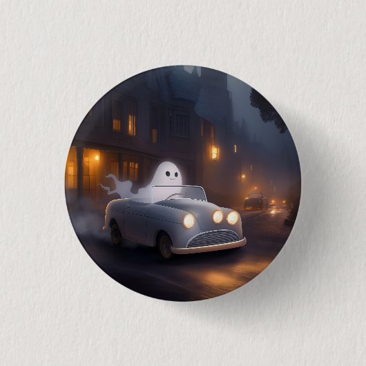すべてのハロウィーンの精神 | 幽霊のジョライド 缶バッジ (正面)