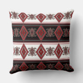 すべてのハートがホームレッドフォーク枕を必要アステカとする クッション (裏面)